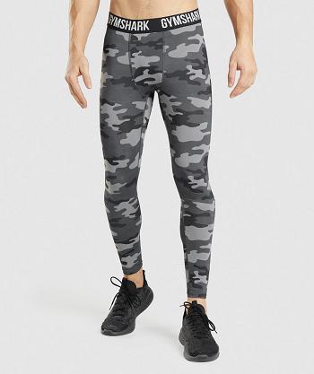 Pánské Legíny Gymshark Element Baselayer Šedé | CZ 2212CTV
